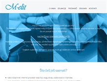 Tablet Screenshot of m-elit.com